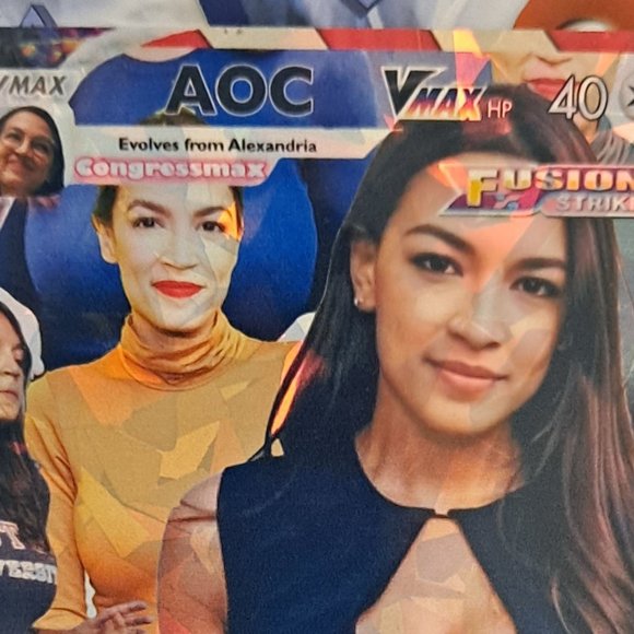 A.O.C. Pokemon Card - Alexandria Ocasio-Cortez - Picture 5 of 6